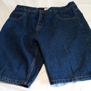 Faded Glory Men's Deep Blue Jean Shorts